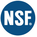 Tested and certified by NSF International